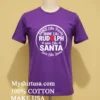 Dance Like Frosty Shine Like Rudolph Love Like Jesus Shirt Purple Shirt