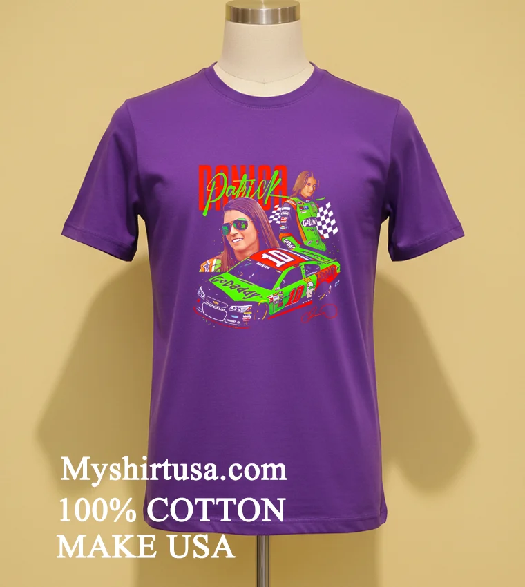 Danica Patrick Godaddy Signature Shirt - purple-shirt Danica Patrick Godaddy Signature Shirt Purple Shirt