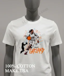 Darius Garland Cleveland Cavaliers Basketball Player Sketch Art Shirt