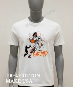 Darius Garland Cleveland Cavaliers Basketball Player Sketch Art Shirt