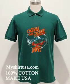 Dde Garage Ocean Meets Octane Black Shirt Green Shirt