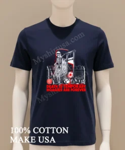 Death Is Temporary Hoagies Are Forever funny america t-shirts