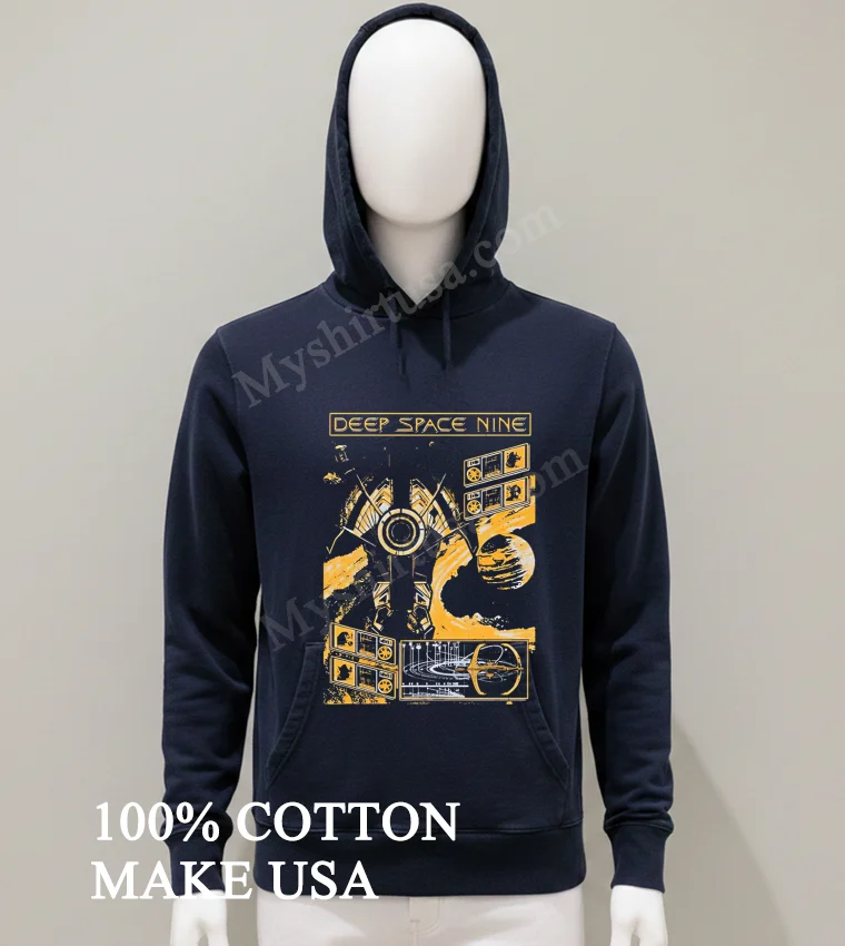 Deep Space Nine Science Fiction Starship Technical funny america t-shirts - balck-shirt Deep Space Nine Science Fiction Starship Technical Shirt Balck Shirt