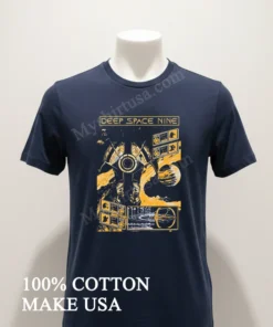 Deep Space Nine Science Fiction Starship Technical funny america t-shirts