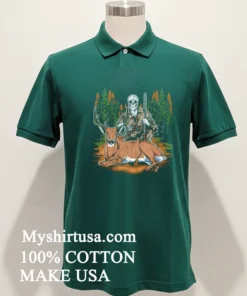 Deer Hunting Hunter Skeleton new t-shirt