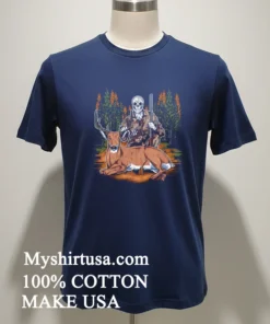 Deer Hunting Hunter Skeleton new t-shirt
