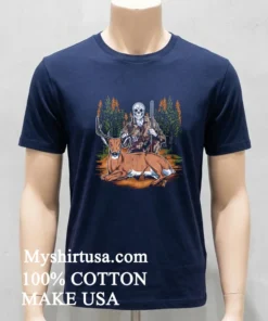 Deer Hunting Hunter Skeleton new t-shirt