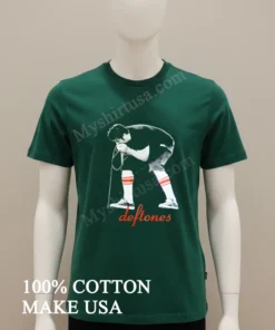 Deftones Chino Moreno Performing On Stage Red Typography funny america t-shirts