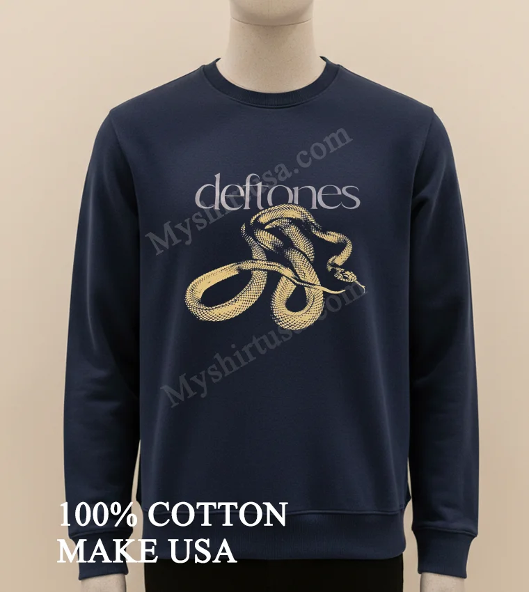 Deftones Snake Graphic Shirt Long Sleve Shirt