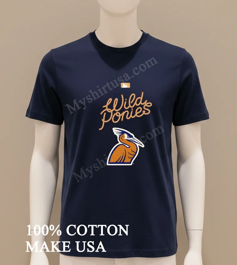 Delmarva Alternate Wild Ponies Shirt Navy Shirt