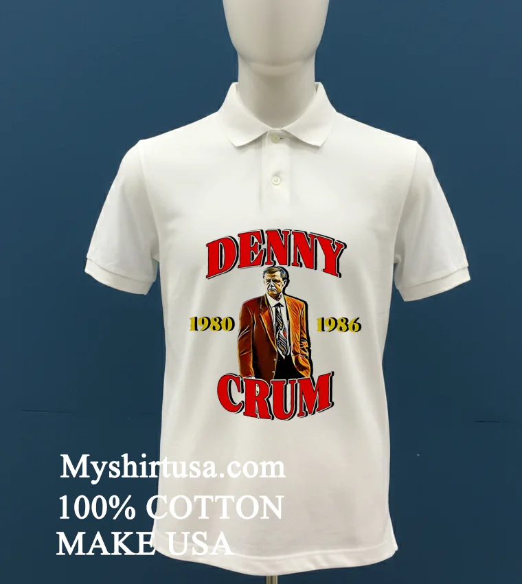 Denny Crum 1980 1986 Graphic Shirt - white-t-shirt Denny Crum 1980 1986 Graphic Shirt White T Shirt 1