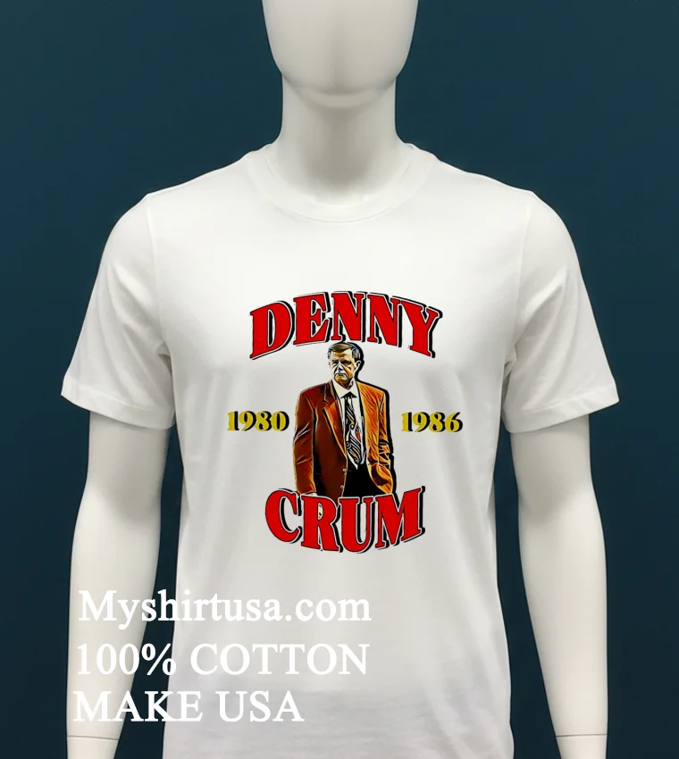 Denny Crum 1980 1986 Graphic Shirt - white-t-shirt Denny Crum 1980 1986 Graphic Shirt White T Shirt 2