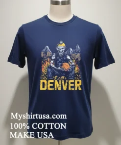 Denver Basketball American Team Sports Retro new t-shirt