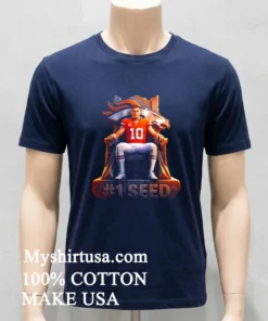 Denver Broncos Bo Nix No.1 Seed Afc Shirt