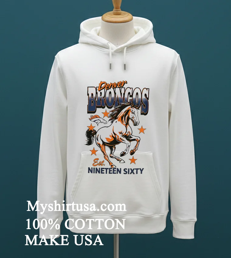 Denver Broncos Est Nineteen Sixty Shirt White T Shirt