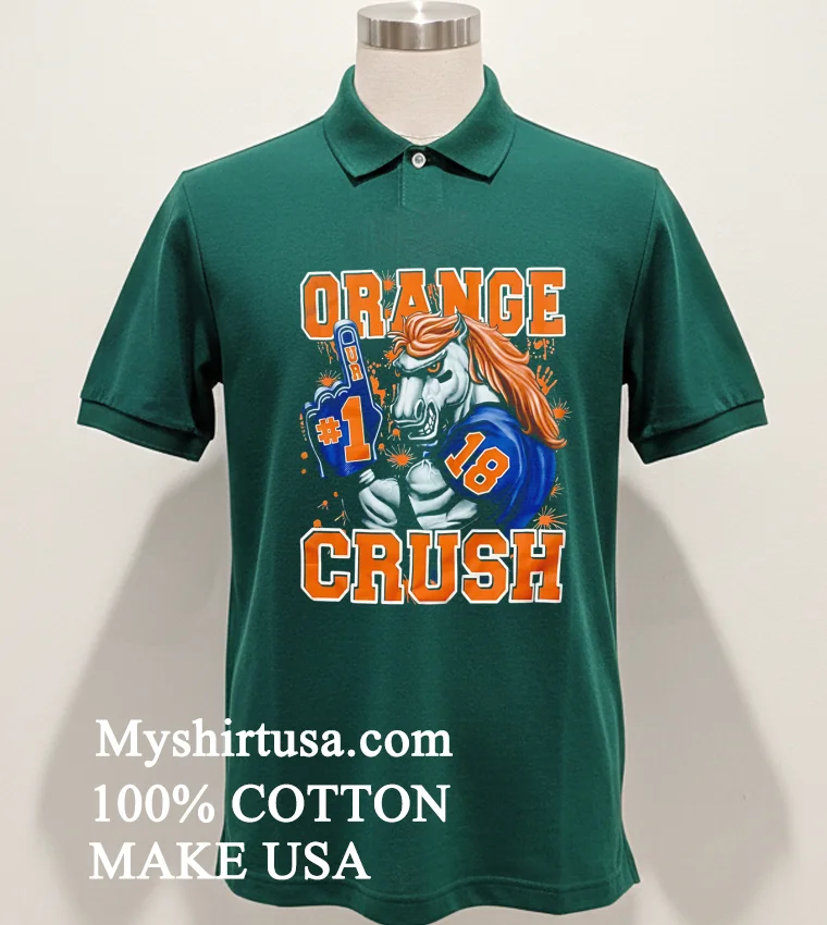 Denver Broncos Orange Crush Graphic Shirt - green-shirt Denver Broncos Orange Crush Graphic Shirt Green Shirt