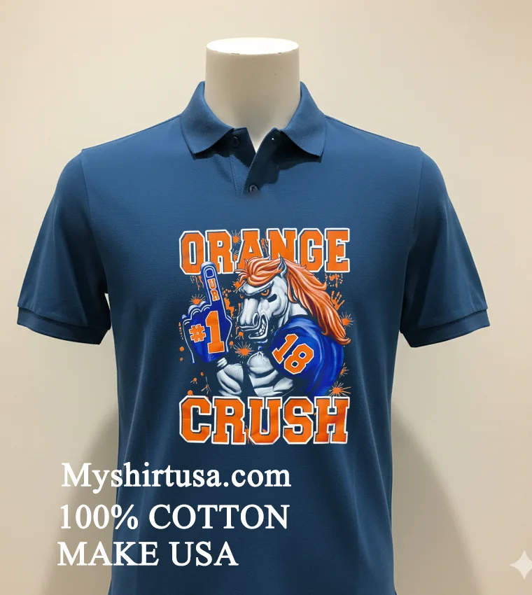 Denver Broncos Orange Crush Graphic Shirt - navy-shirt Denver Broncos Orange Crush Graphic Shirt Navy Shirt 1