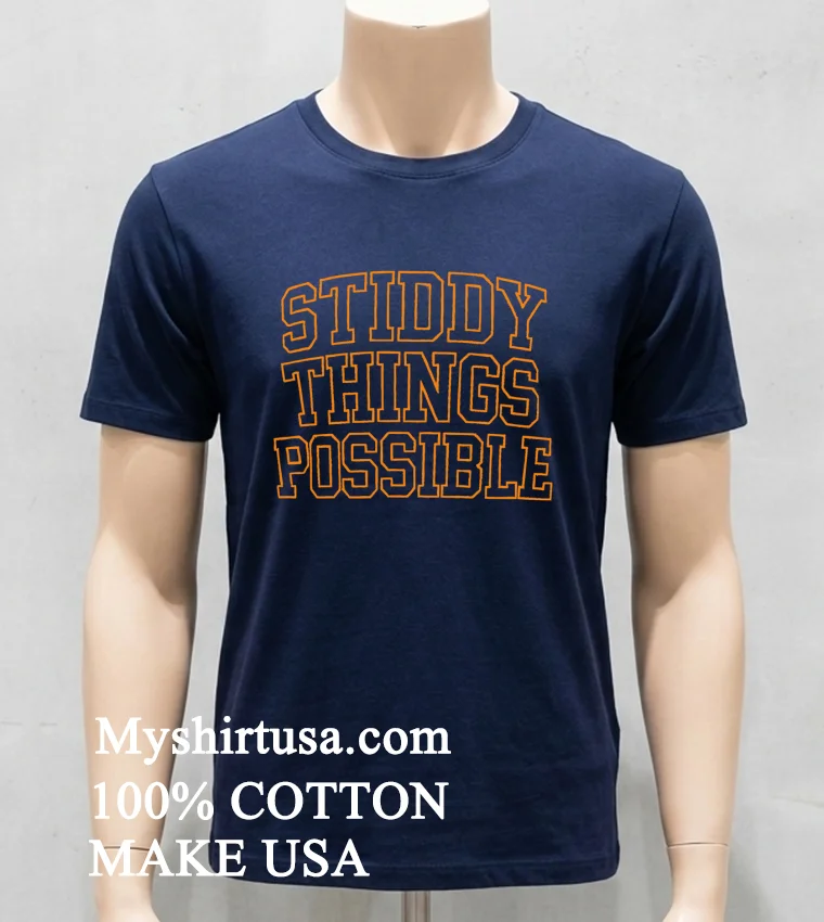 Denver Broncos Stiddy Things Possible Shirt Navy Shirt