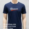Denver Broncos Super Bowl Style Shirt Navy Shirt