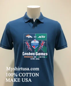 Denver Broncos Vs New York Jets 2025 London Nfl International Games new t-shirt