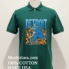 Detroit Football Lions Graphic Skeleton Shirt Green Shirt