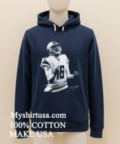 Detroit Lions Jared Goff Quarterback Mvp Player Signature Shirt