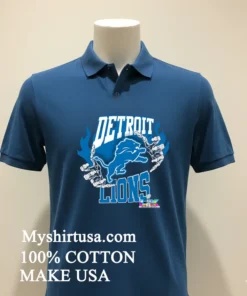 Detroit Lions Skeleton Hands Flaming Logo Lx Super Bowl Championship Shirt