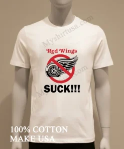 Detroit Red Wings Suck Vinateg 90S funny america t-shirts