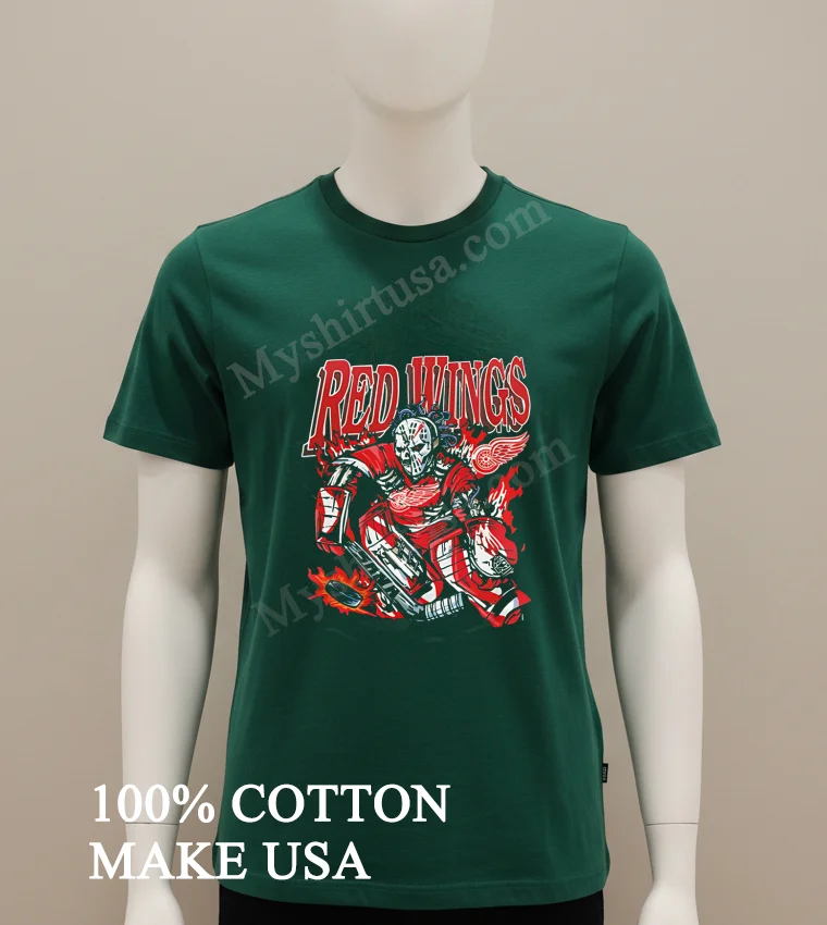 Detroit Red Wings X Sana Night 2025 Shirt Green Shirt