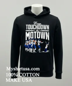 Detroit Tigers From Touchdown To Motown Football Players Shirt