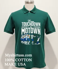 Detroit Tigers From Touchdown To Motown Football Players Shirt