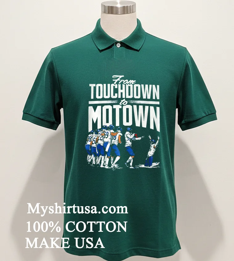 Detroit Tigers From Touchdown To Motown Football Players Shirt - green-shirt Detroit Tigers From Touchdown To Motown Football Players Shirt Green Shirt