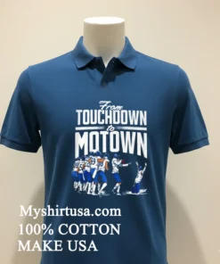 Detroit Tigers From Touchdown To Motown Football Players Shirt