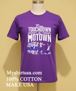 Detroit Tigers From Touchdown To Motown Football Players Shirt