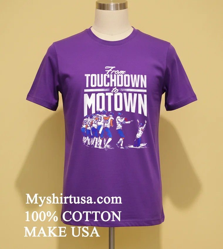 Detroit Tigers From Touchdown To Motown Football Players Shirt - purple-shirt Detroit Tigers From Touchdown To Motown Football Players Shirt Purple Shirt