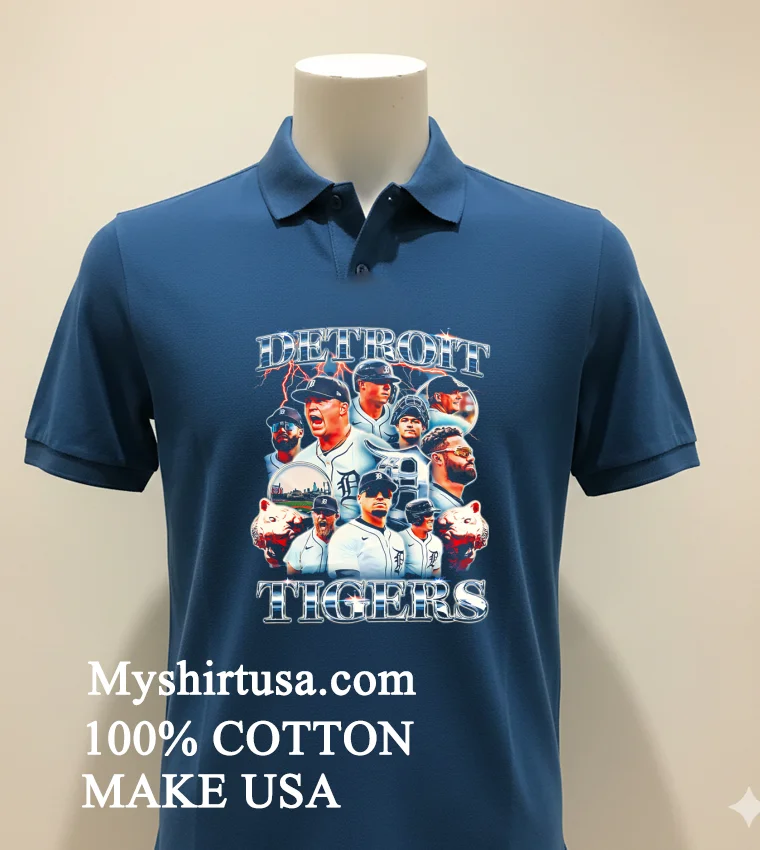 Detroit Tigers Graphic Team Players new t-shirt - navy-shirt Detroit Tigers Graphic Team Players Shirt Navy Shirt 2