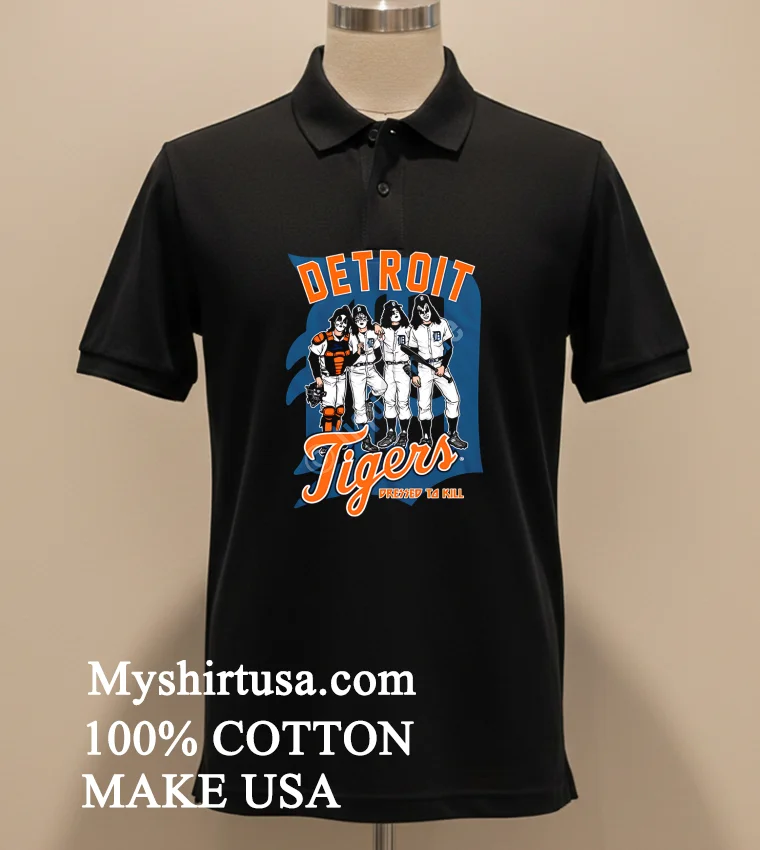 Detroit Tigers X Dressed To Kill Shirt Balck Shirt 2