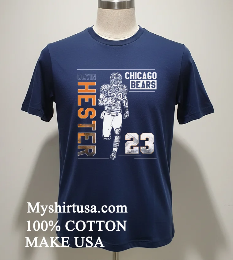 Devin Hester Chicago Bears Football 23 Retro Shirt - navy-shirt Devin Hester Chicago Bears Football 23 Retro Shirt Navy Shirt 1