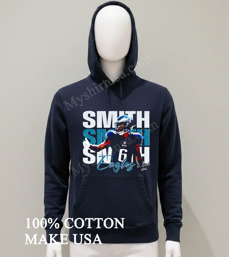 Devonta Smith 6 Philadelphia Eagles Football Players Super Bowl 2025 Shirt Balck Shirt