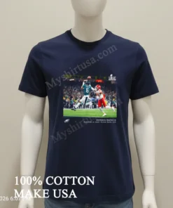 Devonta Smith Black Philadelphia Eagles Nfl Flash Features Super Bowl Lix Champions funny america t-shirts