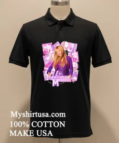 Disney Hannah Montana Pop Star Montage Graphic funny america t-shirts