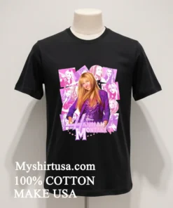 Disney Hannah Montana Pop Star Montage Graphic funny america t-shirts