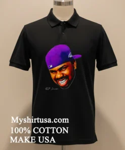 Dj Screw Houston Hip Hop Purple Hat Portrait funny america t-shirts