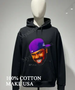 Dj Screw Houston Hip Hop Purple Hat Portrait funny america t-shirts