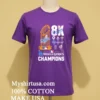Dodger Baseball Time 8x World Series Champions Shirt Purple Shirt