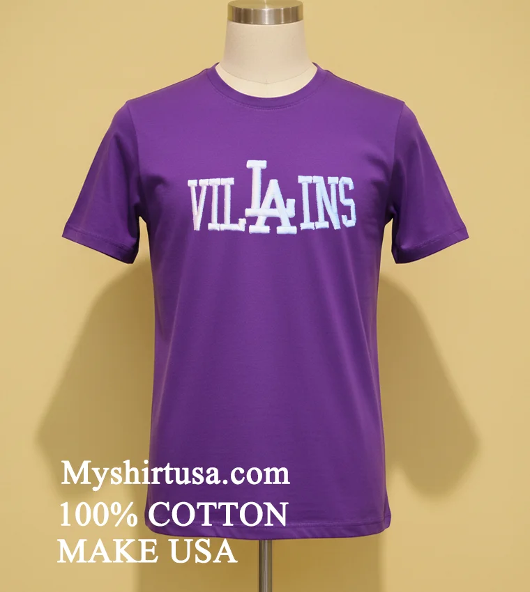 Dodgers Villains Shirt - purple-shirt Dodgers Villains Shirt Purple Shirt