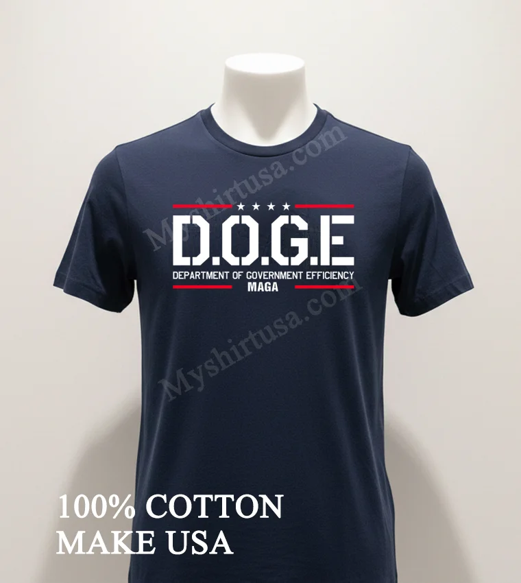 D.o.g.e Department Of Government Efficiency funny america t-shirts - navy-shirt Doge Department Of Government Efficiency Shirt Navy Shirt 1
