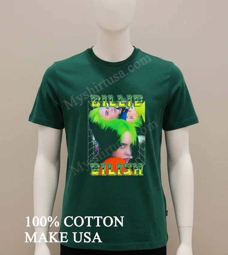 Doja Cat Pink Fur Coat Lightning Strike Pop Art Shirt Green Shirt