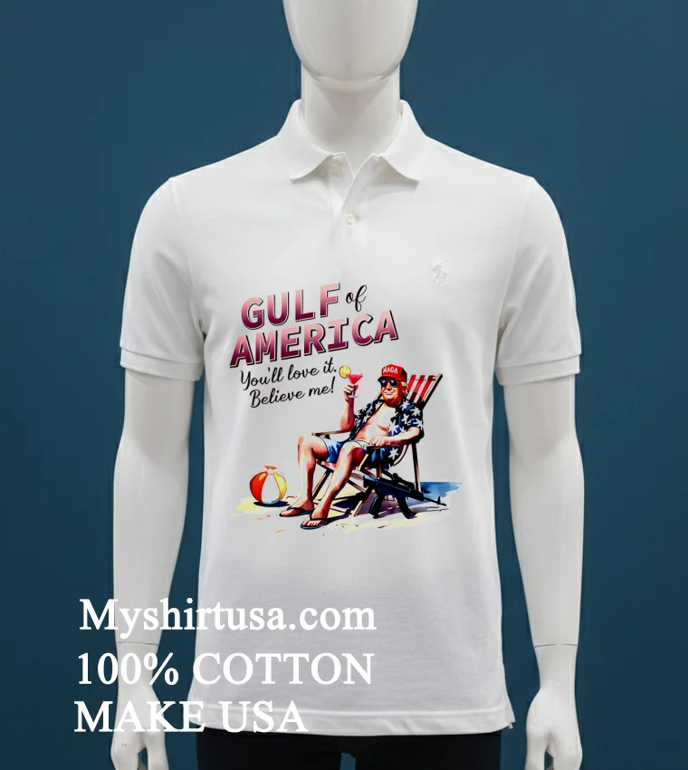 Donald Trump Chilly Gulf Of America Ocean Vintage Shirt - white-t-shirt Donald Trump Chilly Gulf Of America Ocean Vintage Shirt White T Shirt 1