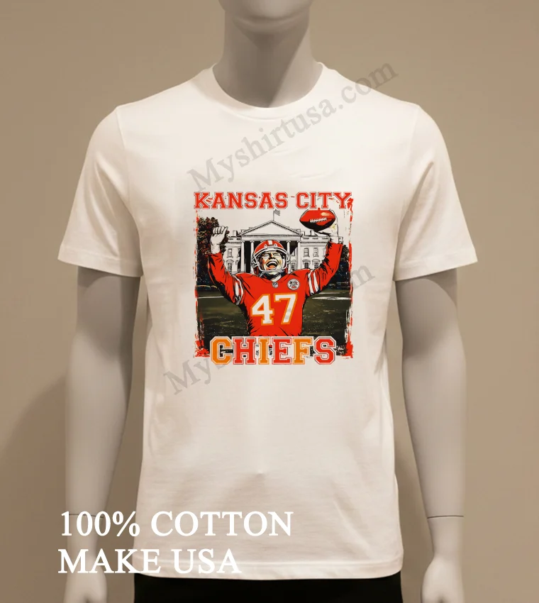 Donald Trump Kansas City Chiefs Football Funny Vintage funny america t-shirts - white-t-shirt Donald Trump Kansas City Chiefs Football Funny Vintage Shirt White T Shirt